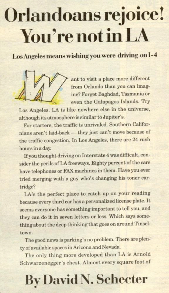 Not In L. A. (page 1)