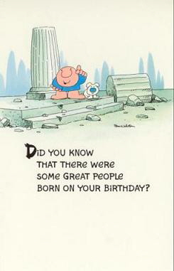 Did you know that there were some great people born on your birthday?