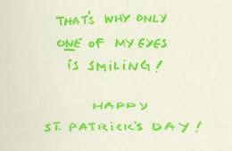 That's why only ONE of my eyes is smiling!